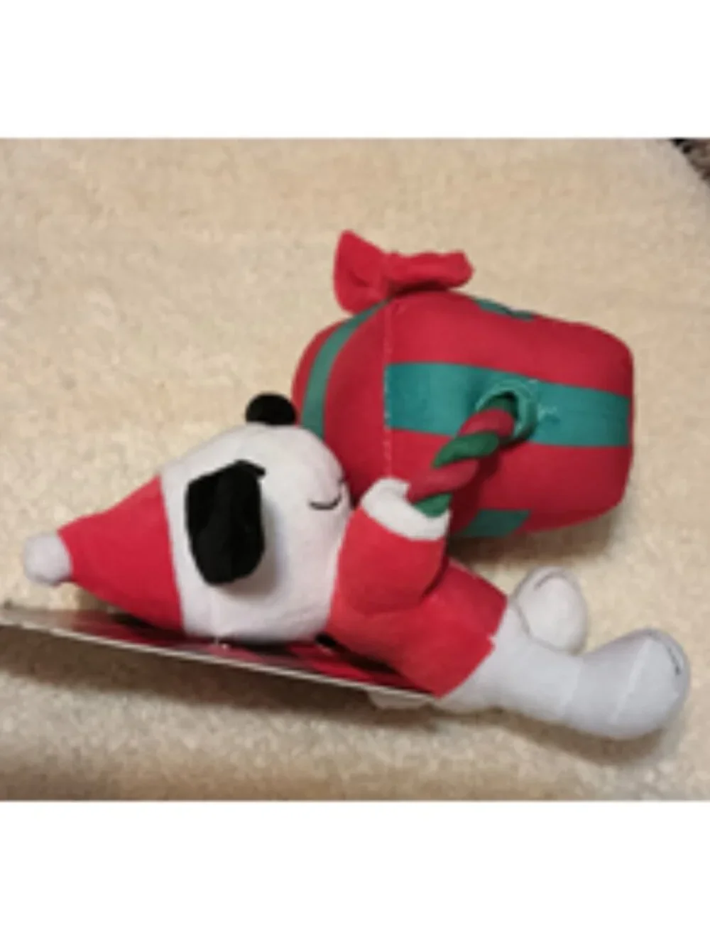 NWT ~ Peanuts Snoopy Gift Rope Plush Dog Toy